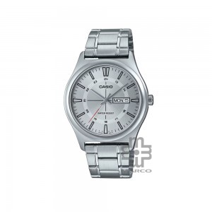 Casio General MTP-V006D-7C Silver Stainless Steel Band Men Watch
