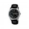 Casio General MTP-V006L-1B Black Leather Band Men Watch