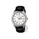 Casio General MTP-V006L-7B Black Leather Band Men Watch