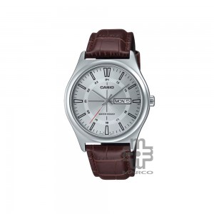 Casio General MTP-V006L-7C Brown Leather Band Men Watch