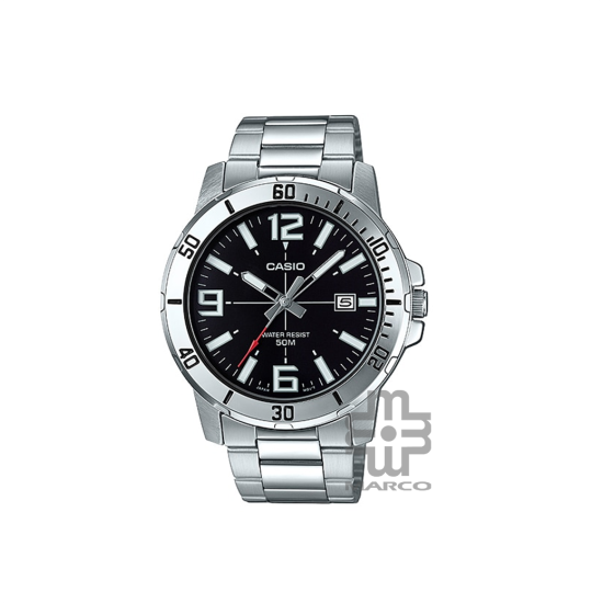 Casio General MTP-VD01D-1BV Stainless Steel Band Men Watch