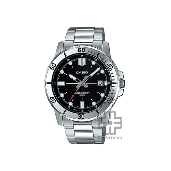 Casio General MTP-VD01D-1EV Stainless Steel Band Men Watch Casio General MTP-VD01D-1EV Stainless Steel Band Men Watch