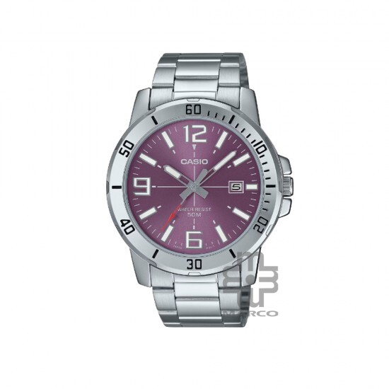 Casio General MTP-VD01D-6BV Silver Stainless Steel Band Men Watch Casio General MTP-VD01D-6BV Silver Stainless Steel Band Men Watch