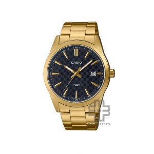 Casio General MTP-VD03G-1A Gold Stainless Steel Band Men Watch