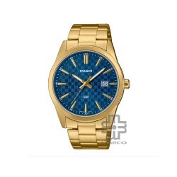 Casio General MTP-VD03G-2A Gold Stainless Steel Band Men Watch