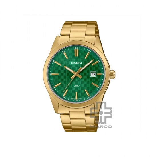 Casio General MTP-VD03G-3A Gold Stainless Steel Band Men Watch