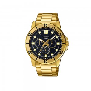 Casio General MTP-VD300G-1E Gold Stainless Steel Band Men Watch