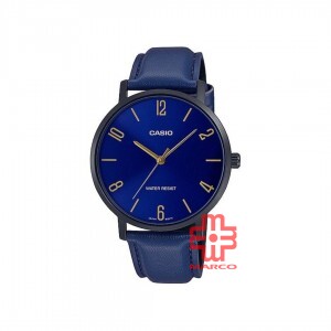 Casio General MTP-VT01BL-2B Blue Leather Band Men Watch