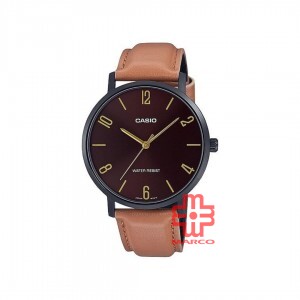 Casio General MTP-VT01BL-5B Brown Leather Band Men Watch