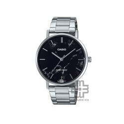 Casio General MTP-VT01DM-1A Silver Stainless Steel Band Men Watch
