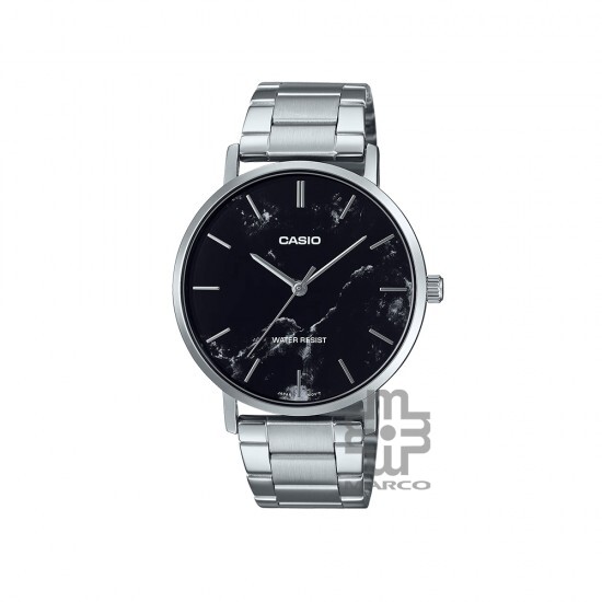 Casio General MTP-VT01DM-1A Silver Stainless Steel Band Men Watch Casio General MTP-VT01DM-1A Silver Stainless Steel Band Men Watch