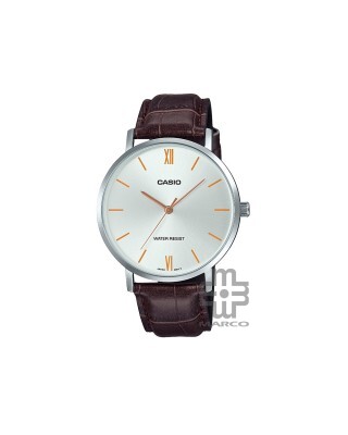 Casio General MTP-VT01L-7B2 Brown Leather Band Men Watch