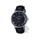 Casio General MTP-VT03L-1B Black Leather Band Men Watch