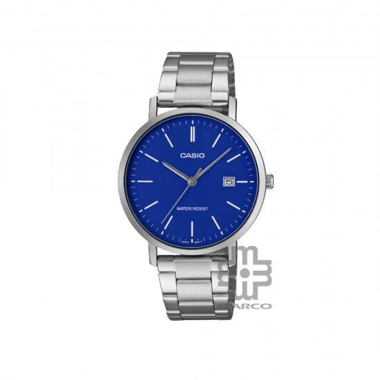 Casio General MTP-VT05D-2E Silver Stainless Steel Band Men Watch