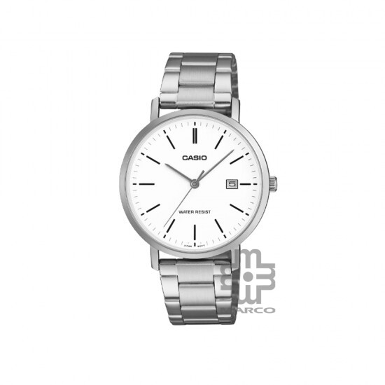 Casio General MTP-VT05D-7E Silver Stainless Steel Band Men Watch