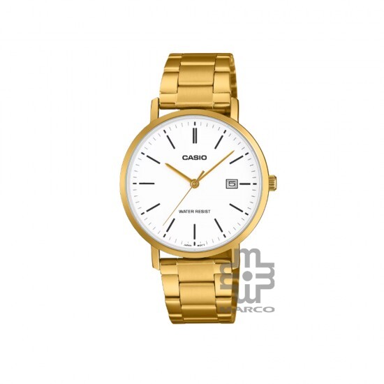 Casio General MTP-VT05G-7E Gold Stainless Steel Band Men Watch
