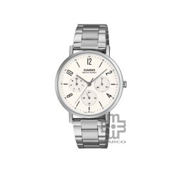 Casio General MTP-VT06D-7B Silver Stainless Steel Band Men Watch