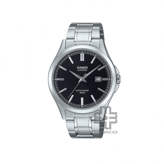 Casio General MTS-115D-1AV Silver Stainless Steel Band Men Watch