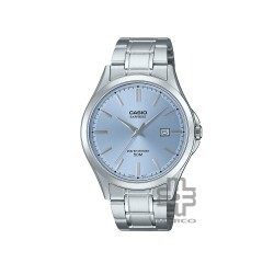 Casio General MTS-115D-2A2V Silver Stainless Steel Band Men Watch