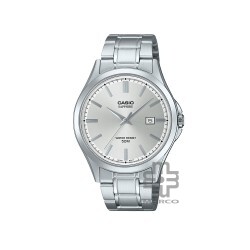 Casio General MTS-115D-7AV Silver Stainless Steel Band Men Watch