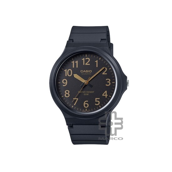 Casio General MW-240-1B2V Black Resin Band Men Watch Casio General MW-240-1B2V Black Resin Band Men Watch