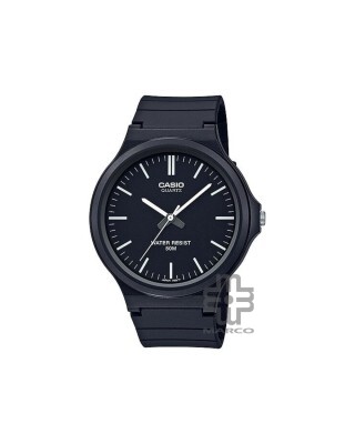 Casio General MW-240-1EV Black Resin Band Men Watch