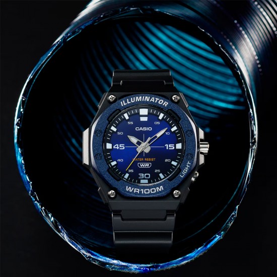 Casio General MW-620H-2AV Grey Resin Band Men Watch Casio General MW-620H-2AV Grey Resin Band Men Watch