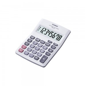 Casio MW-8V-WE Practical Calculator (White)