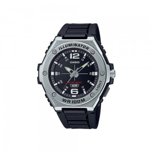 Casio General MWA-100H-1AV Black Resin Band Watch