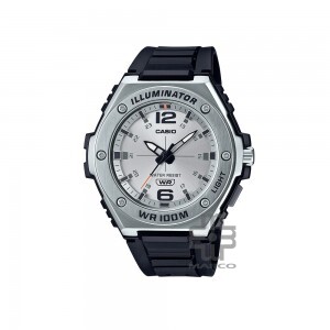 Casio General MWA-100H-7AV Black Resin Band Watch