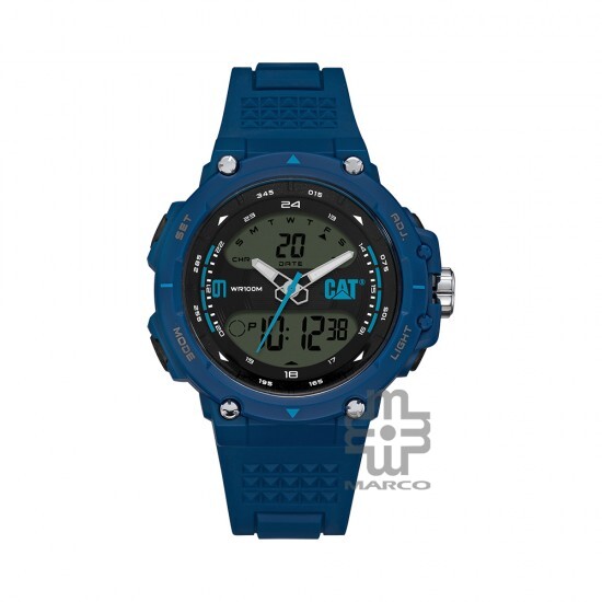Caterpillar Ana-digit X MX-115-26-236 | Ocean Blue | Rubber Strap | Analog Digital | Men Watch Caterpillar Ana-digit X MX-115-26-236 | Ocean Blue | Rubber Strap | Analog Digital | Men Watch