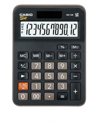 CASIO CALCULATOR MX-12B (BLACK)