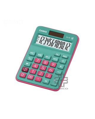 CASIO CALCULATOR MX-12B (Green & Red)