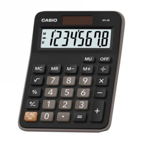 CASIO CALCULATOR MX-8B (BLACK)