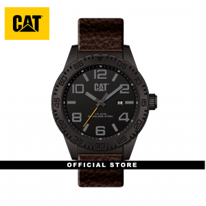 CAT CAMDEN DATE 52MM NH-151-35-535 BROWN LEATHER STRAP MEN WATCH
