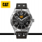 CAT CAMDEN 48MM NI-149-34-131 BLACK LEATHER STRAP MEN WATCH