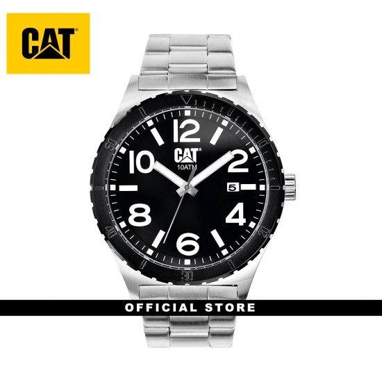 CAT CAMDEN 43MM NI-241-11-131 SILVER STAINLESS STEEL STRAP MEN WATCH CAT CAMDEN 43MM NI-241-11-131 SILVER STAINLESS STEEL STRAP MEN WATCH