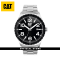 CAT CAMDEN 43MM NI-241-11-131 SILVER STAINLESS STEEL STRAP MEN WATCH