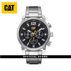 CAT NP DATE MULTI NP-149-11-132 SILVER STAINLESS STEEL STRAP MEN WATCH