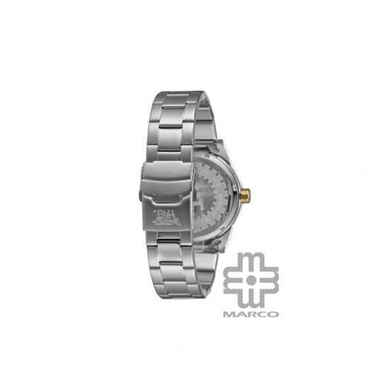 Caterpillar Architect NR-131-11-223 Silver Gold Stainless Steel Analog Watch | 44M | 2Y Warranty