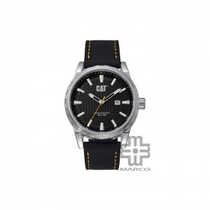 Caterpillar Architect NR-141-34-121 Black Leather Analog Watch | 44M | 2Y Warranty