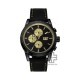 Caterpillar Architect Chrono NR-163-34-128 | Black Gold | Leather Strap | Analog | 44MM | 100M WR