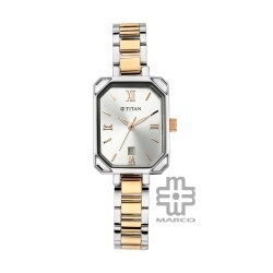 Titan Quartz NR2635KM01 Silver Dial Metal Strap Quartz Women's Watch