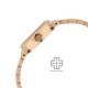 Titan Quartz 2593WM02 Rose Gold Dial Metal Strap Quartz Women's Watch