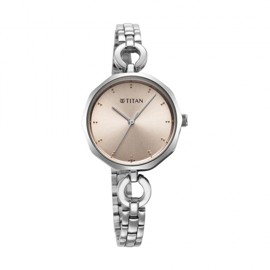 Titan Karishma NS2702SM01 Silver Dial Stainless Steel Strap Quartz Women's Watch