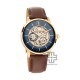 Titan Automatics NS90110WL02 Blue Dial Leather Strap Automatic Men's Watch