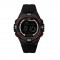 Caterpillar DIGIMAX OC-167-21-142 DIGITAL BLACK ORANGE DIAL BLACK PU STRAP MEN WATCH