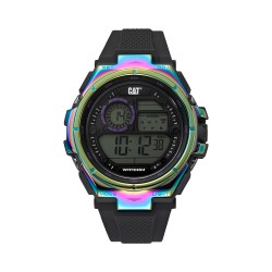 CAT HYBRID OD-107-21-141 Black Silicone Band Analog Watch | 10 ATM | 54MM | 2Y Warranty