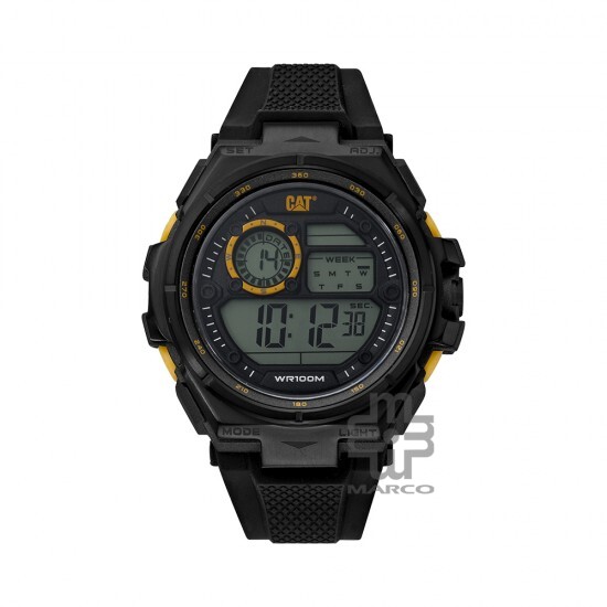 Caterpillar HYBRID | OD-167-21-147 | Black Silicone Strap | Digital Watch | 100M WR | 54.3MM | 2Y Warranty