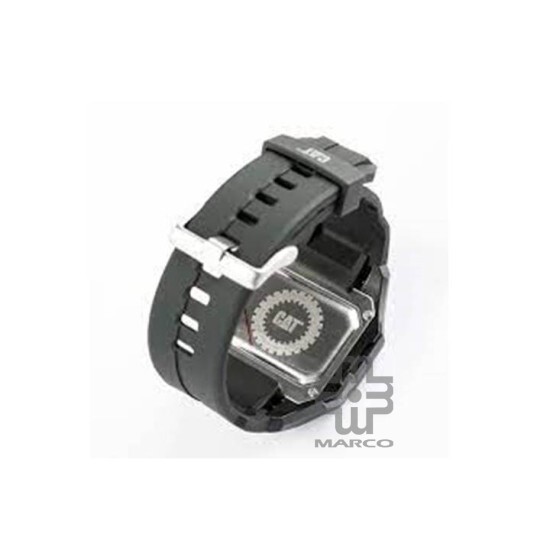 Caterpillar DIGI SQUARED OF-147-21-142 Black Grey Digits Dial Black Rubber Strap Digital Men Watch